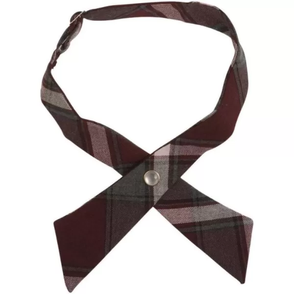 French Toast Girls' Plaid Adjustable Cross Tie