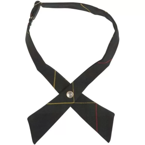 French Toast Girls' Plaid Adjustable Cross Tie