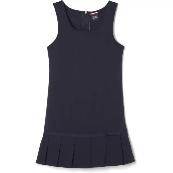 French Toast Girls' Pleated Hem Jumper with Ribbon