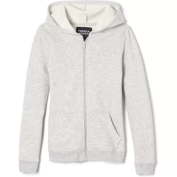 French Toast Girls' Zip Front Fleece Hoodie