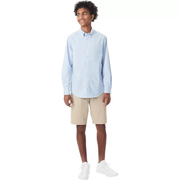 French Toast Men's Adjustable Waist Flat Front Short