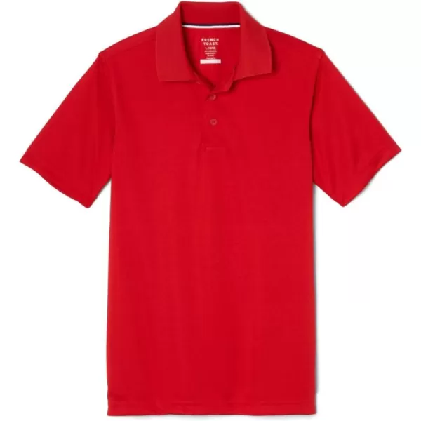 French Toast Men's Moisture Wicking Performance Sport Polo Short Sleeve Shirt