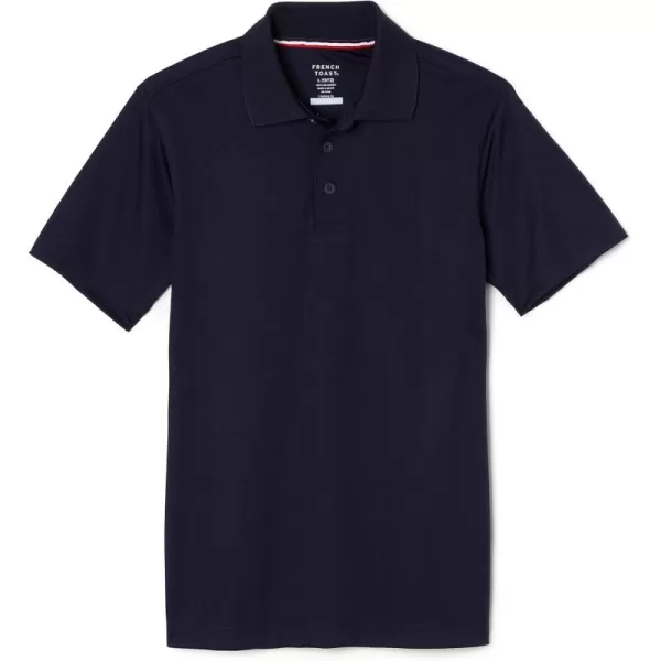 French Toast Men's Moisture Wicking Performance Sport Polo Short Sleeve Shirt