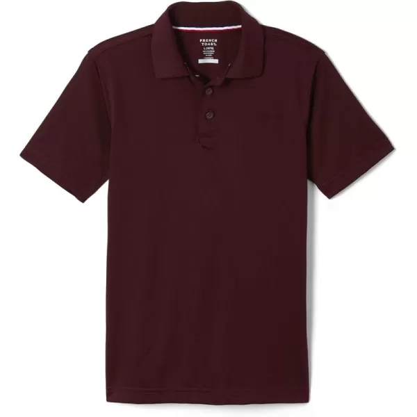 French Toast Men's Moisture Wicking Performance Sport Polo Short Sleeve Shirt