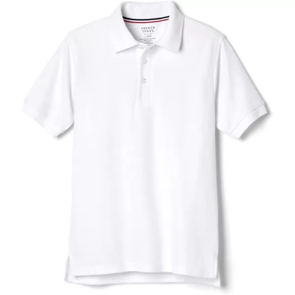 French Toast Men's Short Sleeve Pique Polo T-Shirt