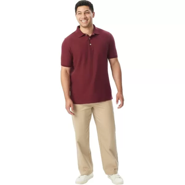 French Toast Men's Short Sleeve Pique Polo T-Shirt