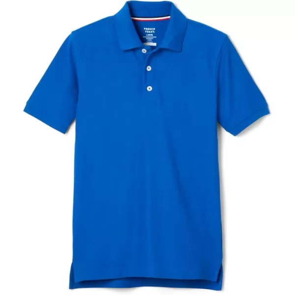 French Toast Men's Short Sleeve Pique Polo T-Shirt
