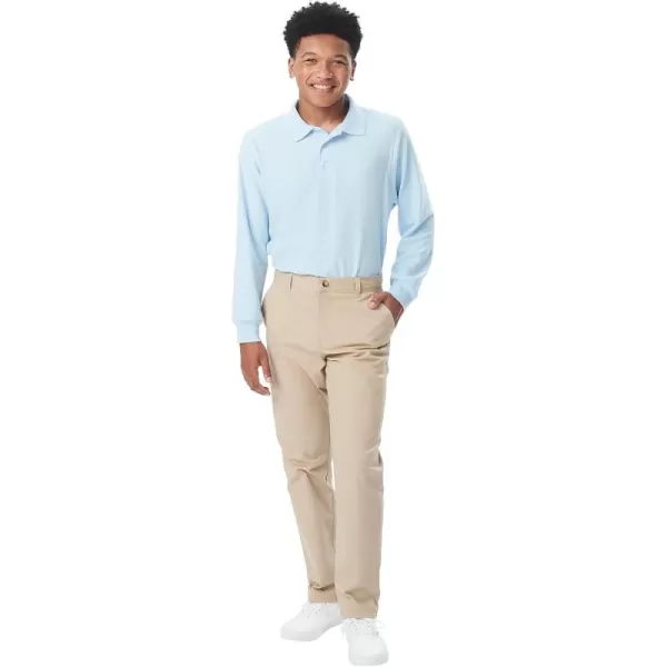 French Toast Men's Straight Fit Stretch Twill Chino Pant