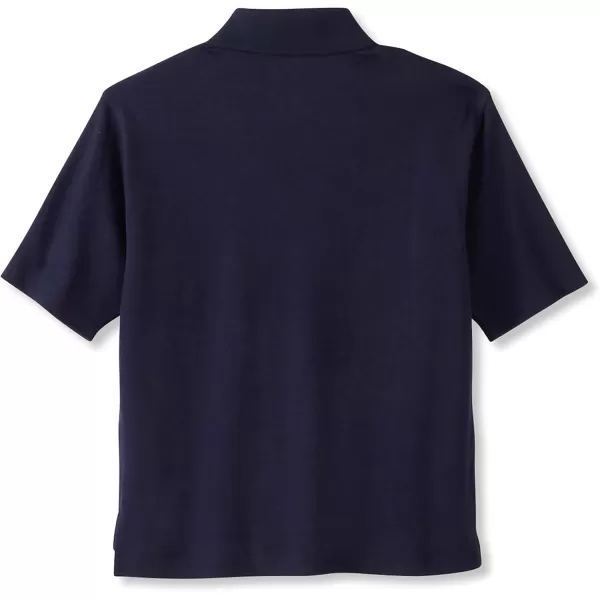 French Toast Boys' Adaptive Short Sleeve Seated Interlock Polo