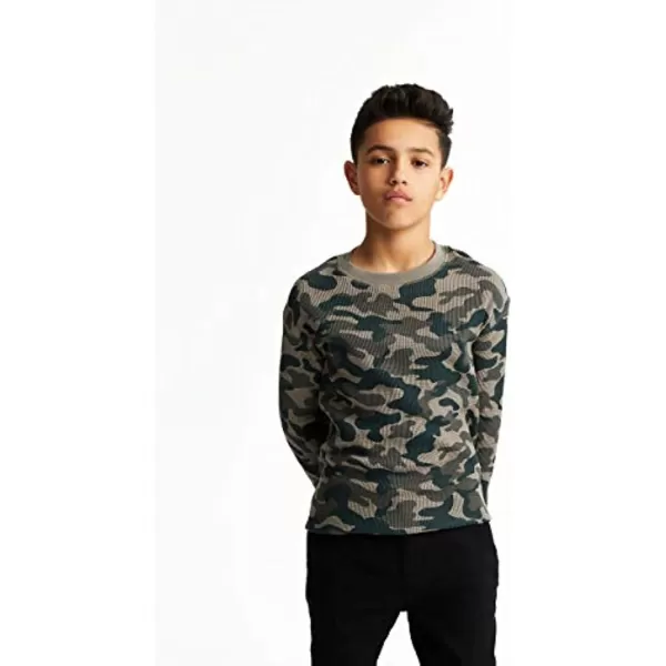 French Toast Boys' Long Sleeve Solid Thermal