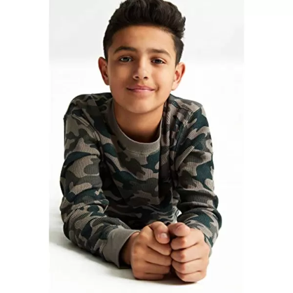 French Toast Boys' Long Sleeve Solid Thermal