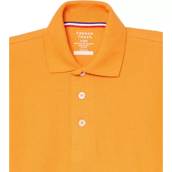 French Toast Boys' Short Sleeve Pique Polo Uniform Shirt 