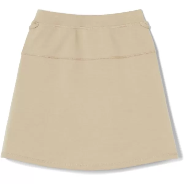 French Toast Girls' Adaptive Pleated Ponte Scooter Skirt with Pull-up Lift Loops