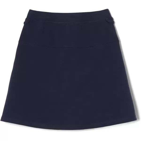 French Toast Girls' Adaptive Pleated Ponte Scooter Skirt with Pull-up Lift Loops