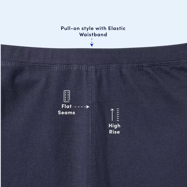 French Toast Girls' Adaptive Skinny Pant Leggings with Pull-up Lift Loops