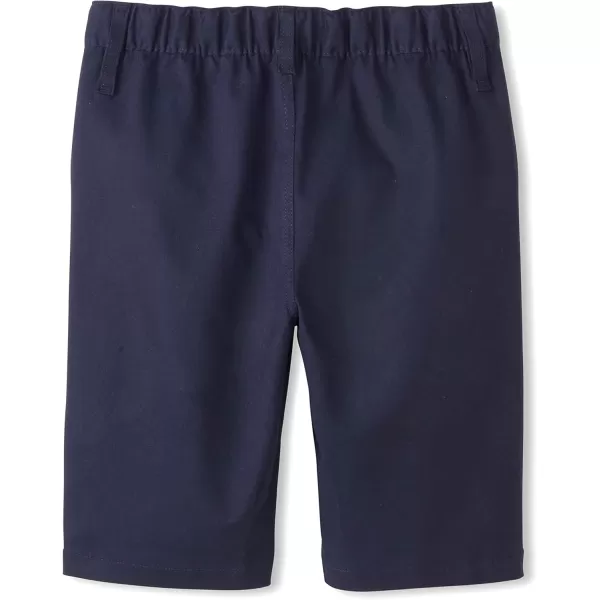 French Toast Girls' Adaptive Stretch Twill Bermuda Short)
