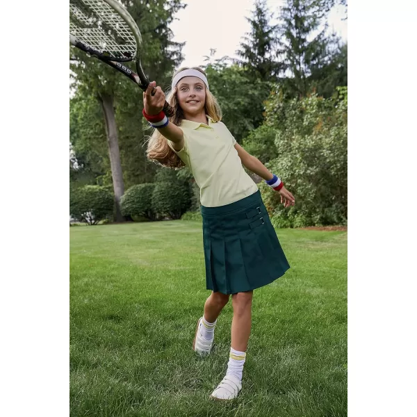 French Toast Girls' Adjustable Waist Pleated-Front Two-tab Scooter