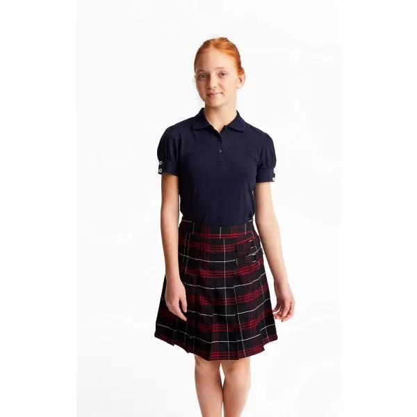 French Toast Girls' Adjustable Waist Pleated-Front Two-tab Scooter