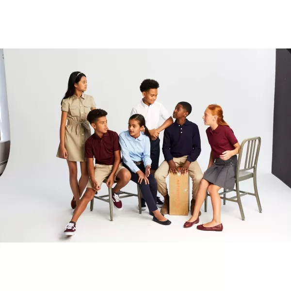 French Toast Girls' Adjustable Waist Pleated-Front Two-tab Scooter