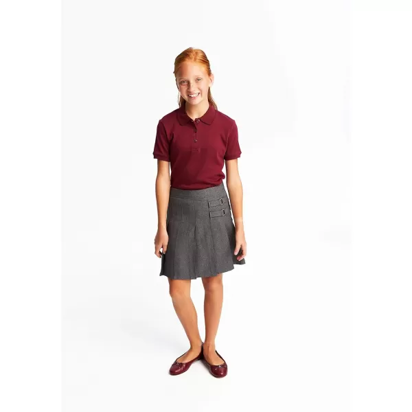 French Toast Girls' Adjustable Waist Pleated-Front Two-tab Scooter