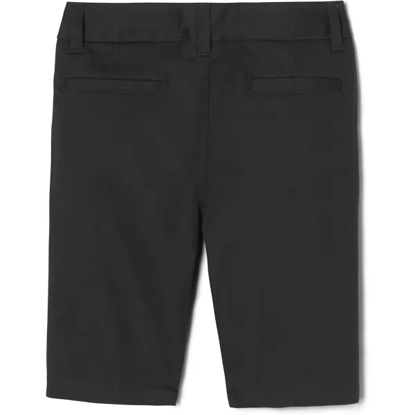 French Toast Girls' Adjustable Waist Stretch Twill Bermuda Short