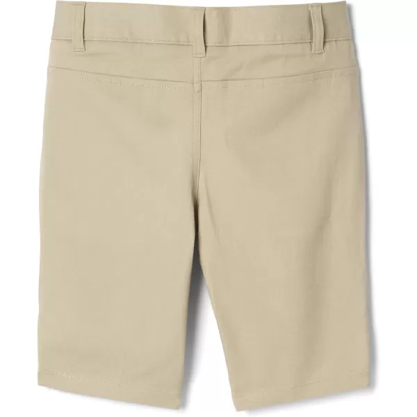 French Toast Girls' Adjustable Waist Stretch Twill Bermuda Short