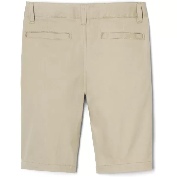 French Toast Girls' Adjustable Waist Stretch Twill Bermuda Short