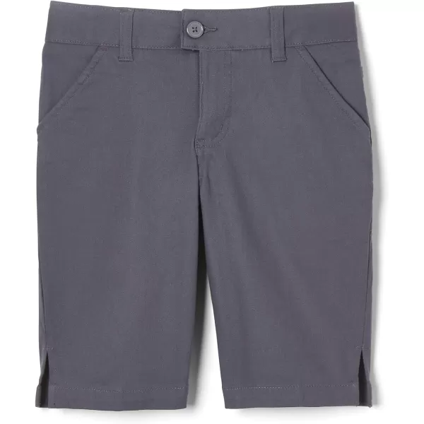 French Toast Girls' Adjustable Waist Stretch Twill Bermuda Short
