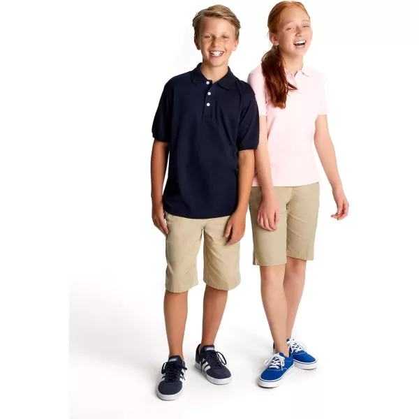 French Toast Girls' Adjustable Waist Stretch Twill Bermuda Short