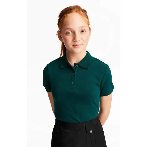 French Toast Girls' Front Pleated Skirt with Tabs