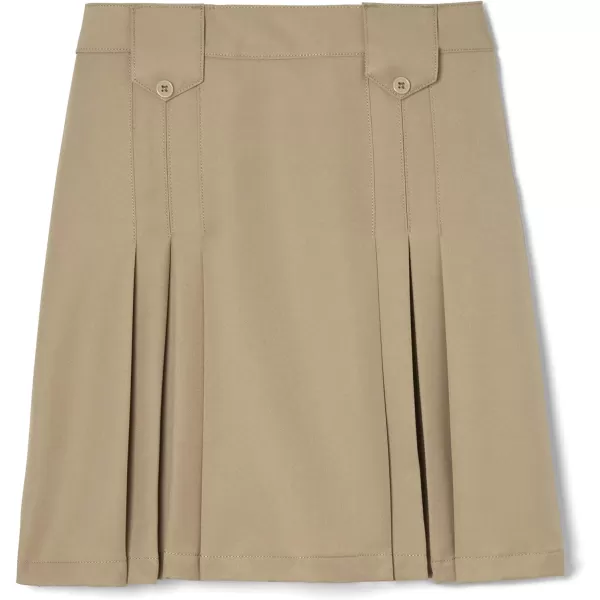 French Toast Girls' Front Pleated Skirt with Tabs