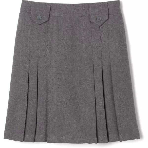 French Toast Girls' Front Pleated Skirt with Tabs