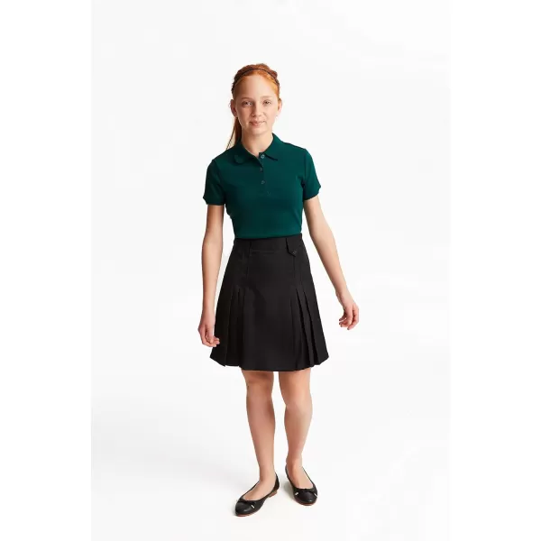 French Toast Girls' Front Pleated Skirt with Tabs