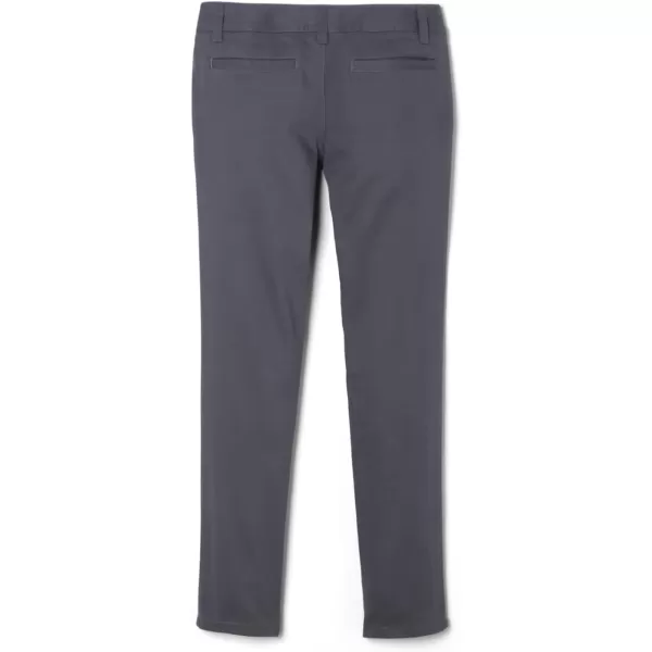 French Toast Girls' Little Stretch Twill Skinny Leg Pant with Pockets, School Uniforms for Kids and Teens