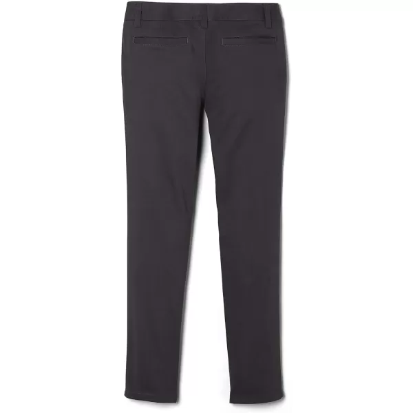 French Toast Girls' Little Stretch Twill Skinny Leg Pant with Pockets, School Uniforms for Kids and Teens