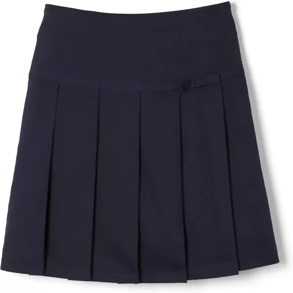 French Toast Girls' Pleated Scooter with Gross Grain Ribbon