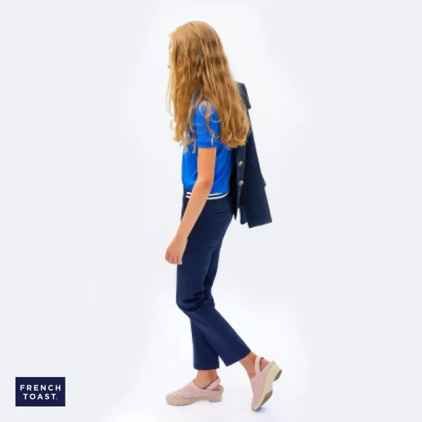French Toast Girls Pull On Skinny Fit Stretch Pants with Elastic Waist and Pockets, School Uniform for Kids