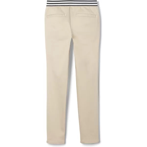 French Toast Girls Pull On Skinny Fit Stretch Pants with Elastic Waist and Pockets, School Uniform for Kids