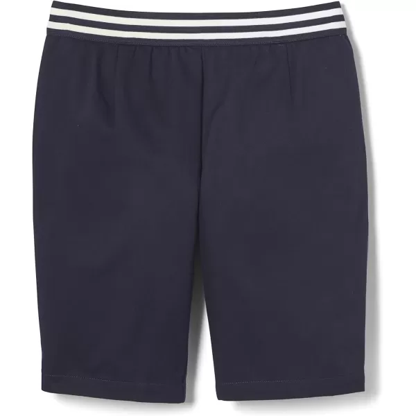 French Toast Girls' Pull-on Stretch Contrast Waistband Shorts