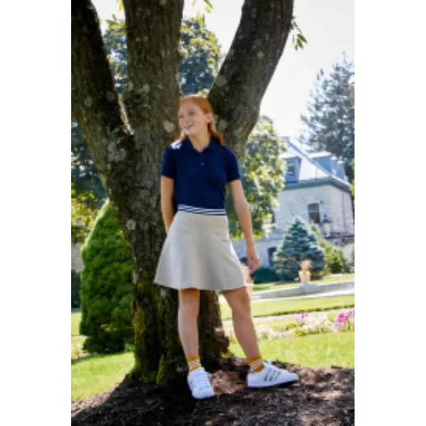 French Toast Girls' Stretch Contrast Waistband Scooter