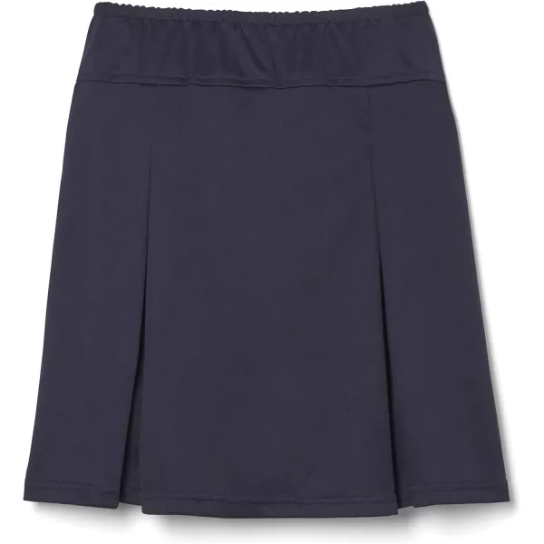 French Toast Girls' Toddler Pull-on Kick Pleat Scooter School Uniform Skirt