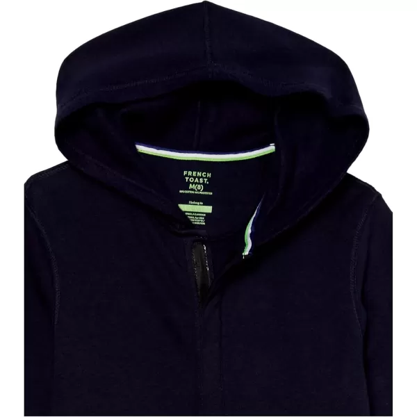 French Toast Kids' Adaptive Long Sleeve Fleece Hoodie with Flat Seams and Hidden Hook and Loop Closure