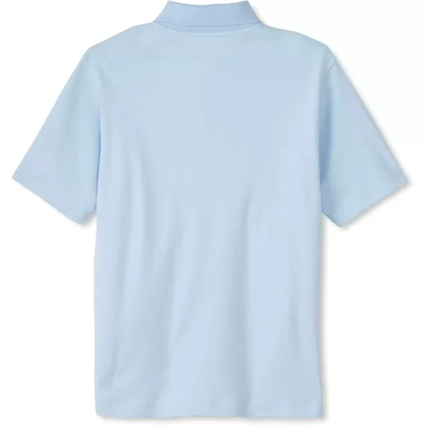 French Toast Kids' Adaptive Short Sleeve Polo Shirt | Hook and Loop Placket | Flat Seams)