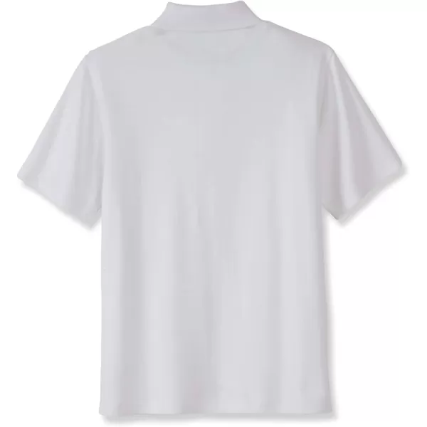 French Toast Kids' Adaptive Short Sleeve Polo Shirt | Hook and Loop Placket | Flat Seams)