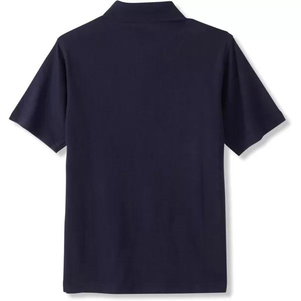 French Toast Kids' Adaptive Short Sleeve Polo Shirt | Hook and Loop Placket | Flat Seams)