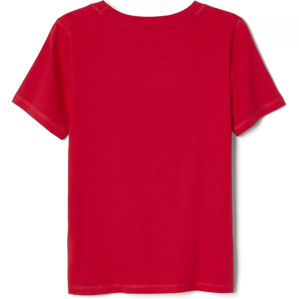French Toast Kids' Adaptive Short Sleeve Super-Soft Crewneck Tee Shirt with Flat Seams