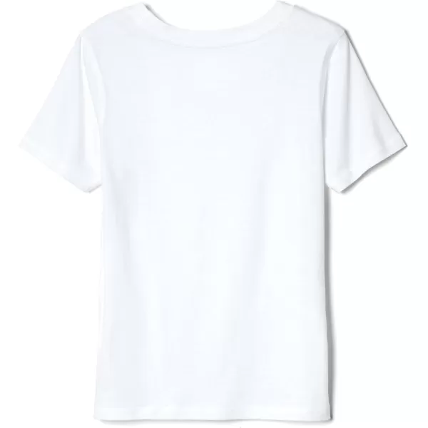 French Toast Kids' Adaptive Short Sleeve Super-Soft Crewneck Tee Shirt with Flat Seams
