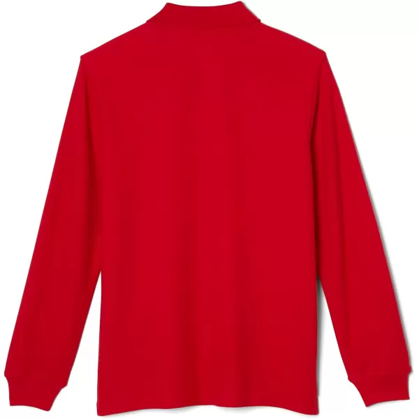 French Toast Pique Polo School Uniform Shirt with Long Sleeves for Boys and Girls