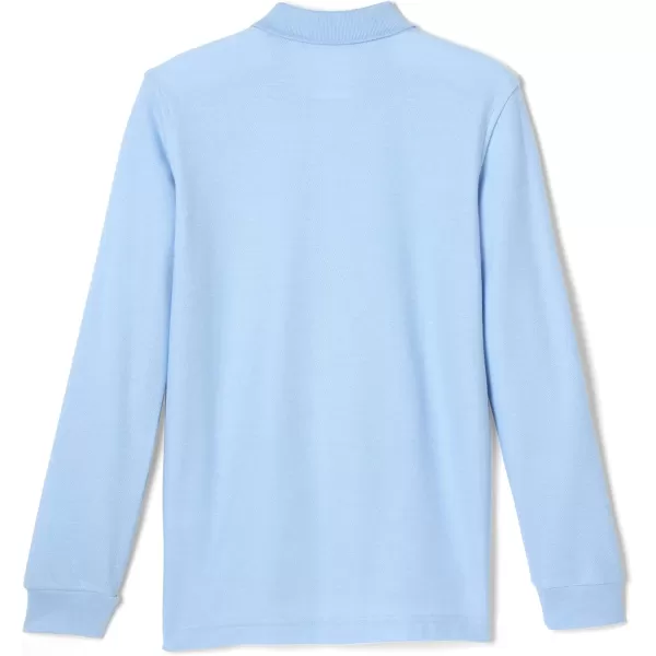 French Toast Pique Polo School Uniform Shirt with Long Sleeves for Boys and Girls