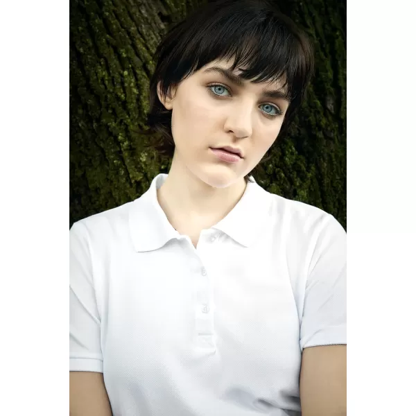 French Toast Women's Short Sleeve Stretch Pique Polo Shirt